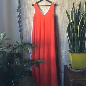 Oversized Silk Maxi Dress